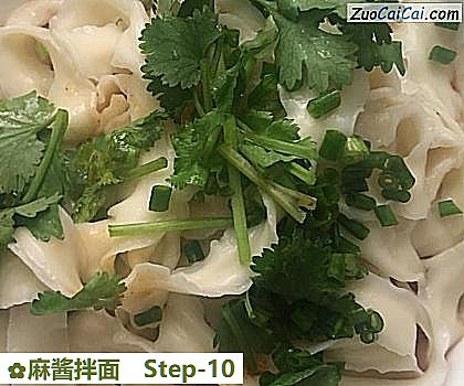 麻酱拌面做法第十步骤