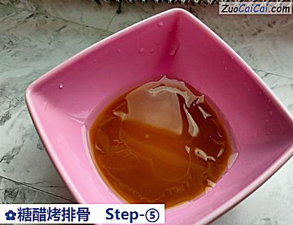 糖醋烤排骨做法第五步骤