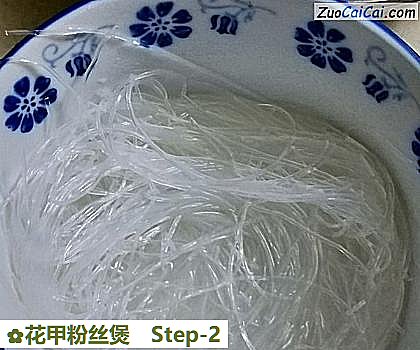 花甲粉丝煲做法第二步骤