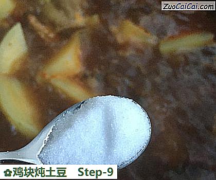 鸡块炖土豆做法第九步骤