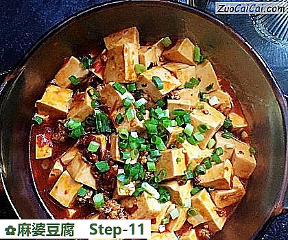 麻婆豆腐做法第十一步骤