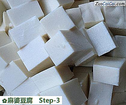 麻婆豆腐做法第三步骤