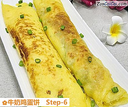 牛奶鸡蛋饼做法第六步骤