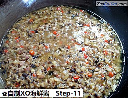 自制XO海鲜酱做法第十一步骤