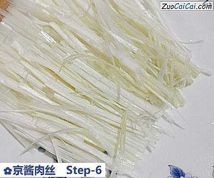 京酱肉丝做法第六步骤