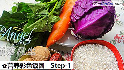 营养彩色饭团做法第一步骤