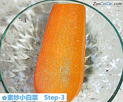 素炒小白菜做法第三步骤