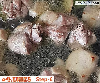冬瓜鸭腿汤做法第六步骤