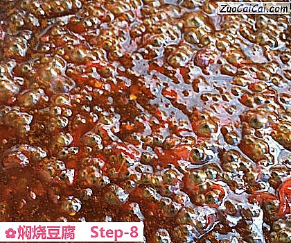 焖烧豆腐做法第八步骤