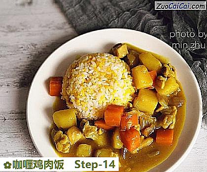 咖喱鸡肉饭成品图4