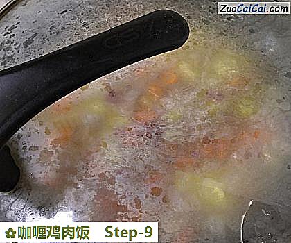 咖喱鸡肉饭做法第九步骤