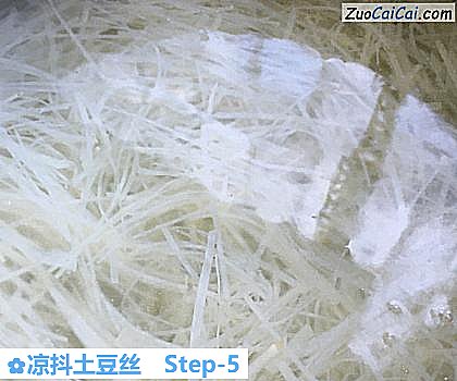 凉抖土豆丝做法第五步骤