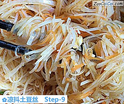 凉抖土豆丝做法第九步骤