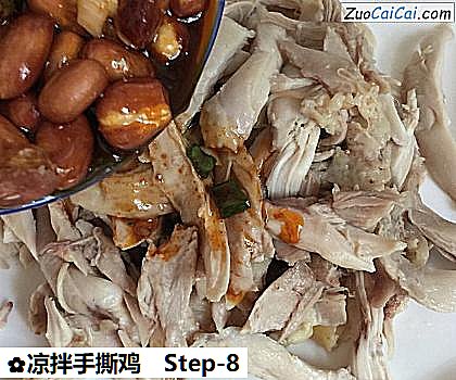 凉拌手撕鸡做法第八步骤
