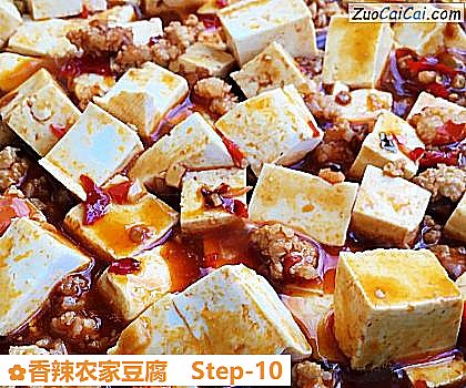 香辣农家豆腐做法第十步骤