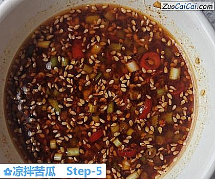 凉拌苦瓜做法第五步骤