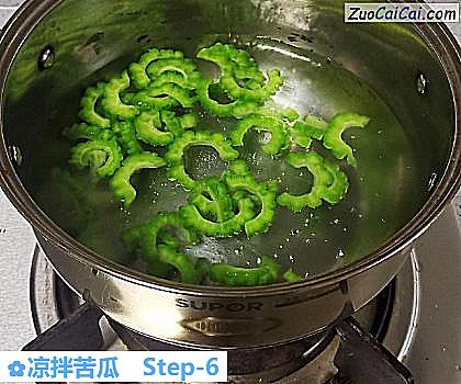 凉拌苦瓜做法第六步骤