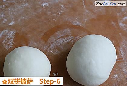 双拼披萨做法第六步骤