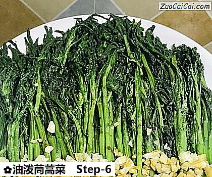 油泼茼蒿菜做法第六步骤