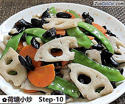 荷塘小炒做法第十步骤