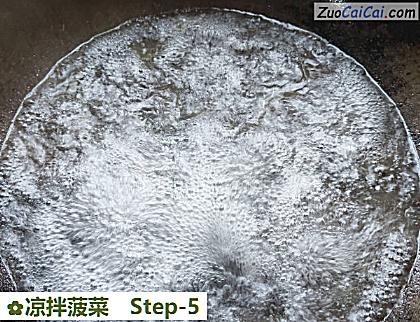 凉拌菠菜做法第五步骤
