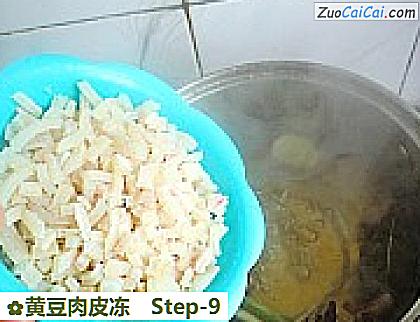 黄豆肉皮冻做法第九步骤