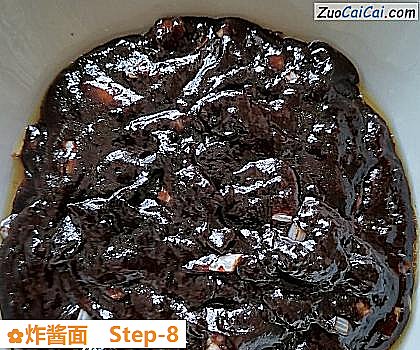 炸酱面做法第八步骤