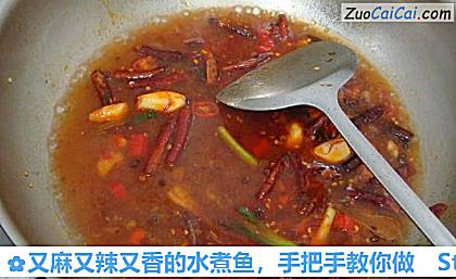 又麻又辣又香的水煮鱼,手把手教你做做法第十四步骤