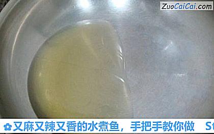 又麻又辣又香的水煮鱼,手把手教你做做法第二十步骤