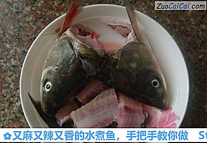 又麻又辣又香的水煮鱼,手把手教你做做法第七步骤