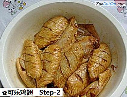 可乐鸡翅做法第二步骤