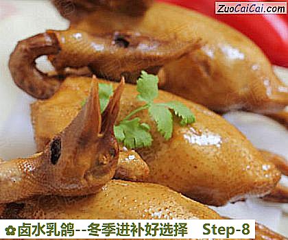 卤水乳鸽做法第八步骤