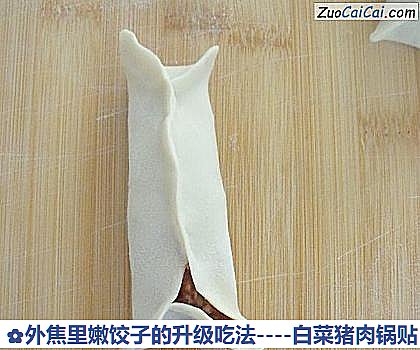 白菜猪肉锅贴做法第十二步骤