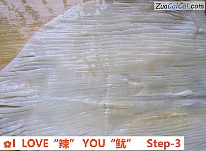 ILOVE“辣”YOU“鱿”做法第三步骤
