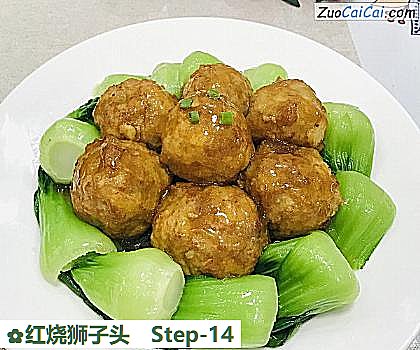 红烧狮子头成品图1