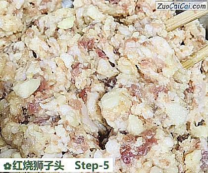 红烧狮子头做法第五步骤