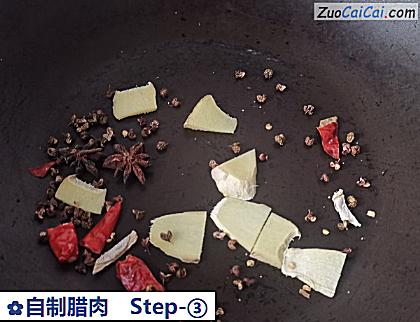 自制腊肉做法第三步骤