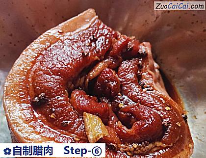 自制腊肉做法第六步骤