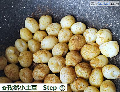 孜然小土豆做法第五步骤