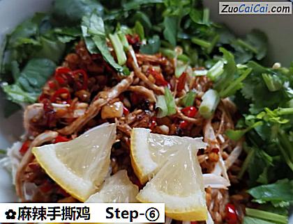 麻辣手撕鸡做法第六步骤