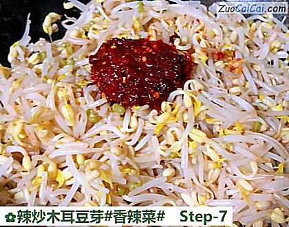 辣炒木耳豆芽做法第七步骤