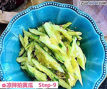 凉拌拍黄瓜成品图2