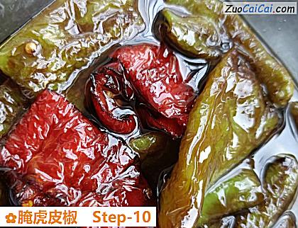腌虎皮椒做法第十步骤