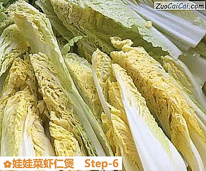 娃娃菜虾仁煲做法第六步骤