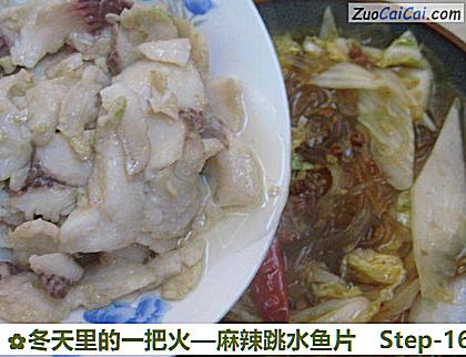 麻辣跳水鱼片做法第十六步骤