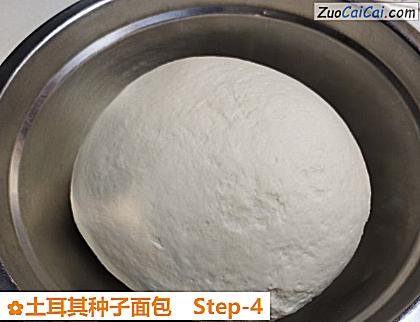 土耳其种子面包做法第四步骤