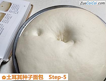 土耳其种子面包做法第五步骤