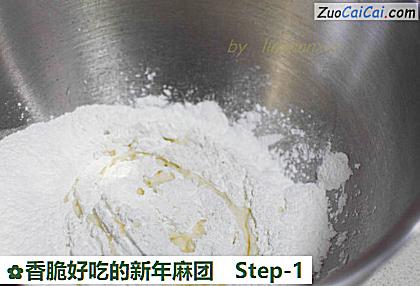 香脆好吃的新年麻团做法第一步骤