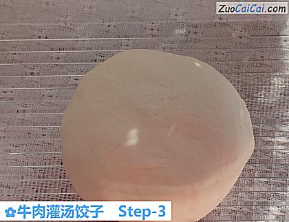 牛肉灌汤饺子做法第三步骤