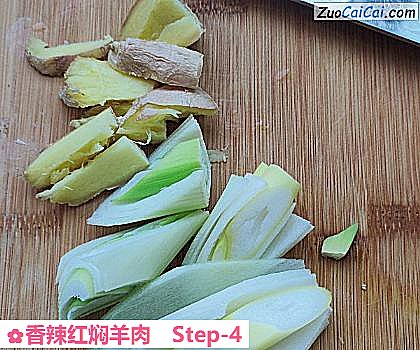 香辣红焖羊肉做法第四步骤